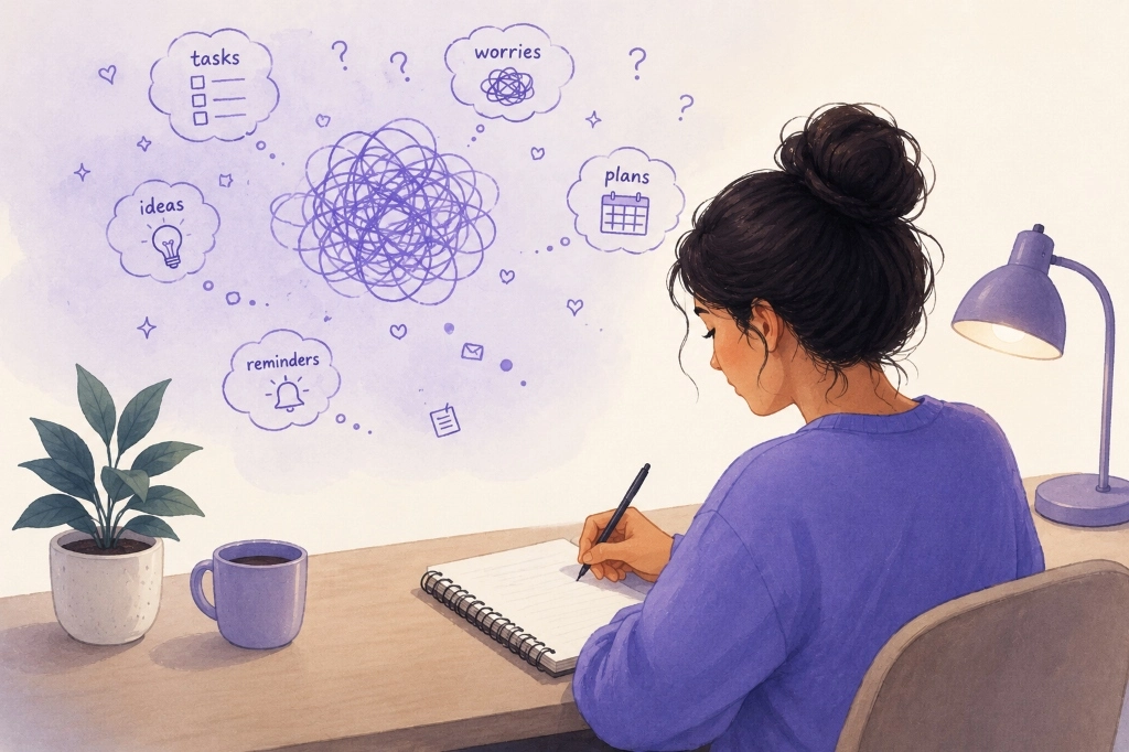 What Is a Brain Dump? How to Stop Overthinking Everything - Featured Image